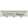 ACF 47′ 3-Bay Center-Flow Covered Hopper - Kit -- FMC Chemicals 45018 (gray, black), HO, Accurail Inc 2120
