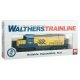 EMD GP9M - Standard DC -- Ontario Northland 1600 (yellow, blue Chevrons Logo)
