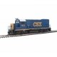 EMD GP15-1 - Standard DC -- CSX Transportation (YN3 blue, yellow, white)