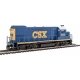 EMD GP15-1 - Standard DC -- CSX Transportation (YN3 blue, yellow, white)