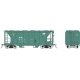 Enterprise 2-Bay Covered Hopper - Ready to Run -- Penn Central (MOW, Jade Green, white, Smal, HO, Rapido Trains Inc 149007A