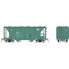 Enterprise 2-Bay Covered Hopper - Ready to Run -- Penn Central (MOW, Jade Green, white, Smal, HO, Rapido Trains Inc 149007A