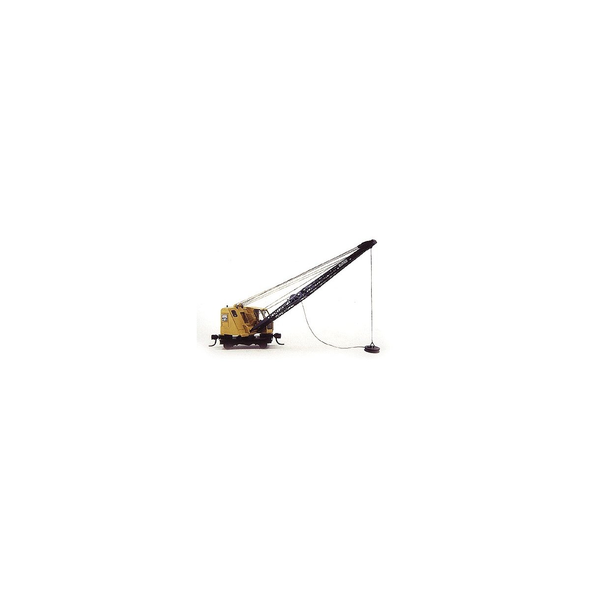 Maintenance-of-Way (MOW) / Work Train Equipment (Unpainted Metal Kit) -- Burro Model 30 7.5-Ton Capacity Crane, HO, Custom Finis