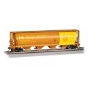Canadian Cylindrical 4-Bay Grain Hopper - Ready to Run - Silver Series(R) -- Government of C, HO, Bachmann Industries 19105