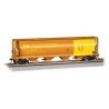 Canadian Cylindrical 4-Bay Grain Hopper - Ready to Run - Silver Series(R) -- Government of C, HO, Bachmann Industries 19105