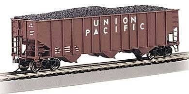 Bethlehem Steel 3-Bay 100-Ton Open Hopper - Ready to Run - Silver Series(R) -- Union Pacific, HO, Bachmann Industries 18702