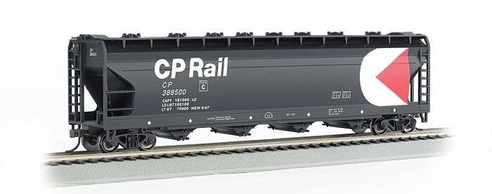 56′ ACF Center-Flow Covered Hopper - Ready to Run - Silver Series(R) -- Canadian Pacific, HO, Bachmann Industries 17529