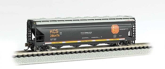 ACF 4-Bay Center-Flow Covered Hopper - Ready to Run -- Kansas City Southern 286476, N, Bachmann Industries 17556