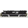 EMD SD50 with Ditch Lights - ESU LokSound and DCC - Master Gold(TM) -- Norfolk Southern 6349 (black, white, SD40E)