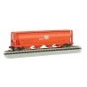 Canadian Cylindrical 4-Bay Grain Hopper - Ready to Run - Silver Series(R) -- Potash Corp., N, Bachmann Industries 19156