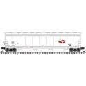 ACF 5800 4-Bay Covered Hopper - Ready to Run - Master(R) -- KT Clays ACFX 68471 (whit, N, Atlas Model Railroad Co. 50006982