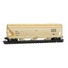 ACF 3-Bay Center Flow Covered Hopper with Elongated Hatches - Ready to Run -- CSX 248708 (bei, N, Micro Trains Line 9400931