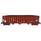 70-Ton 3-Bay 14-Panel Hopper w/Load - Ready to Run -- Santa Fe 80706 (Post-1974, Ga-162, Boxcar Red, N, Bluford Shops 14675