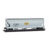 ACF 3-Bay Center Flow Covered Hopper with Elongated Hatches - Ready to Run -- Norfolk Souther, N, Micro Trains Line 9400980