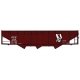 AAR 70-Ton Offset-Side 3-Bay Hopper - Kit -- Pacific Great Eastern 264 (Boxcar Red, black, white), HO, Accurail Inc 7568
