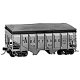 USRA 36′ 2-Bay Panel Side Rebuilt Covered Hopper - Andersons Co. Grain Car -- Undecorated Singl, HO, Tichy Train Group 4031