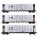 50′ RD-4 Hopper 3-Pack - Ready to Run -- Virginia Power VAPX 98014, 98049, 98246, HO, WalthersMainline 56881