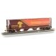Canadian Cylindrical 4-Bay Grain Hopper with FRED - Ready to Run -- Saskatchewan Grain Car C, HO, Bachmann Industries 73802
