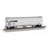 Trinity 5161 3-Bay Covered Hopper - Ready to Run -- Norfolk Southern 294175 (gray, black), HO, Bachmann Industries 70638