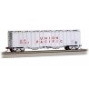 GATX 4180 Airslide Covered Hopper - Ready to Run -- Union Pacific 20343 (silver, red), HO, Bachmann Industries 70619