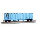 GATX 4180 Airslide Covered Hopper - Ready to Run -- GATX 57231 (2-Tone Blue, yellow), HO, Bachmann Industries 70622