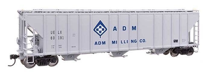 55′ Evans 4780 Covered Hopper - Ready To Run -- ADM-Milling UELX 60191, HO, WalthersProto 106172