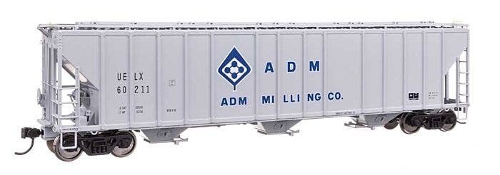 55′ Evans 4780 Covered Hopper - Ready To Run -- ADM-Milling UELX 60211, HO, WalthersProto 106173