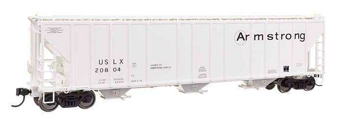 55′ Evans 4780 Covered Hopper - Ready To Run -- Armstrong USLX 20804, HO, WalthersProto 106174