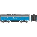 EMD F3B Phase 4 - Standard DC - Executive Line -- Boston & Maine 4227 (blue, black, Small Lettering), HO, Bowser Manufacturing C