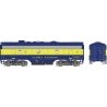 EMD F7B w/LokSound & DCC - Executive Line -- Alaska Railroad 1501 (McKinley Scheme, blue, yellow)