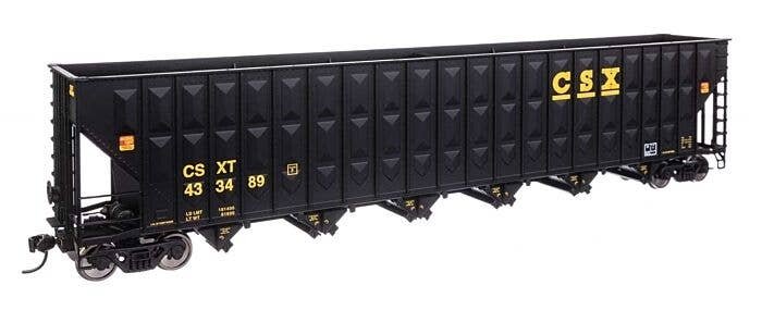 73′ Greenville 7,000 Cubic Foot Wood Chip Hopper - Ready to Run -- CSX 433489, HO, WalthersMainline 56345
