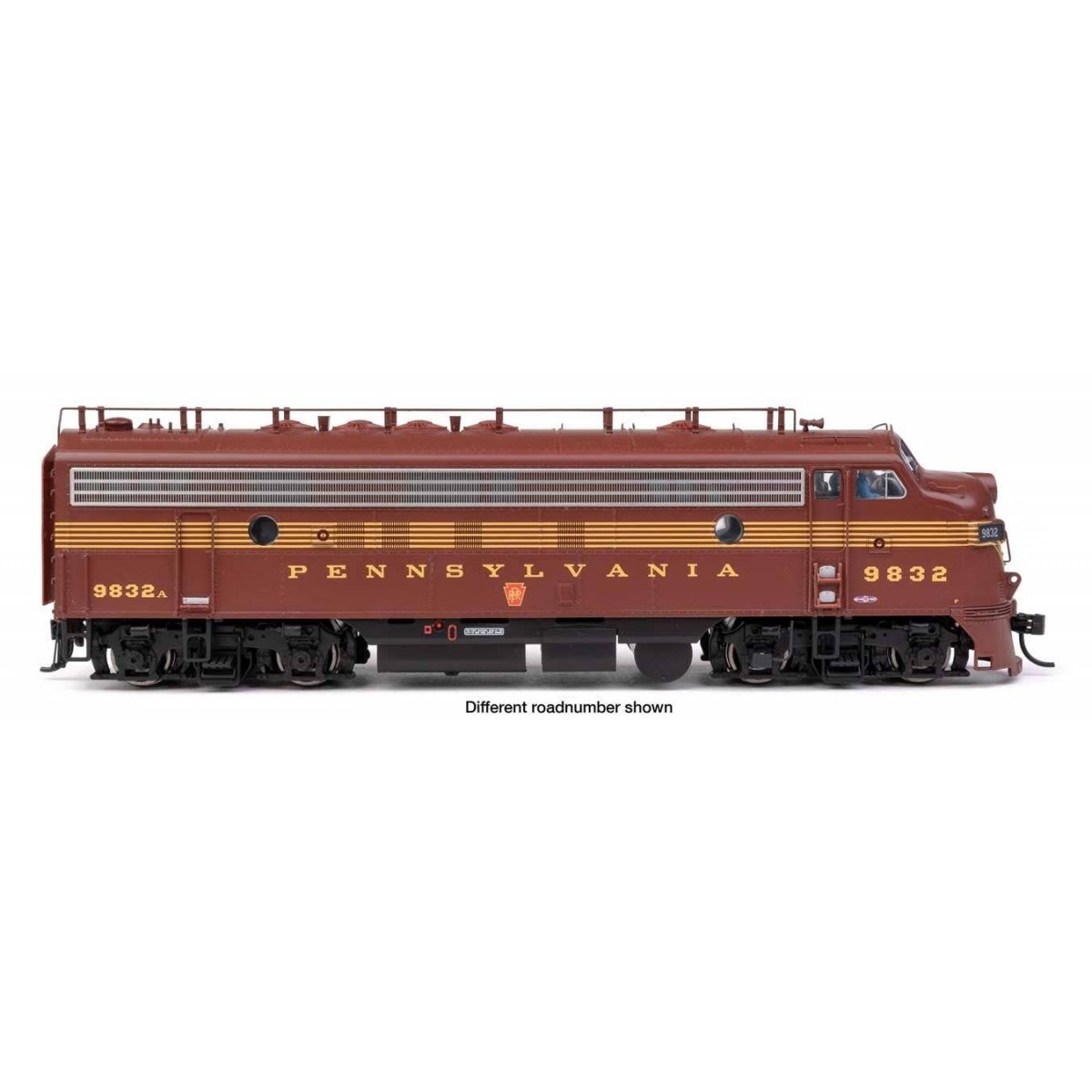 EMD FP7 LokSound 5 Sound & DCC -- Pennsylvania Railroad EFP-15 9835A (Tuscan 5-Stripe)