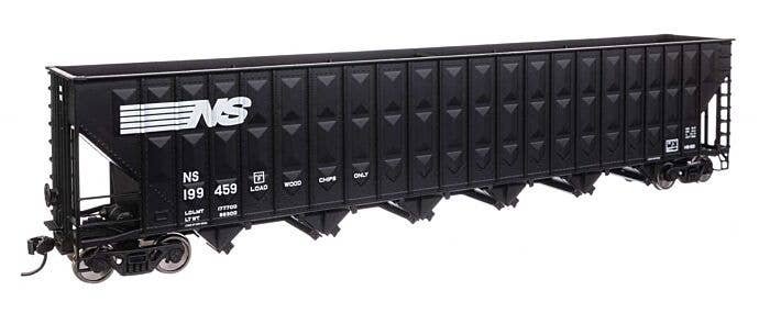 73′ Greenville 7,000 Cubic Foot Wood Chip Hopper - Ready to Run -- Norfolk Southern 199459, HO, WalthersMainline 56358