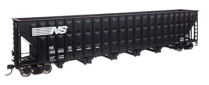 73′ Greenville 7,000 Cubic Foot Wood Chip Hopper - Ready to Run -- Norfolk Southern 199500, HO, WalthersMainline 56361