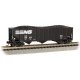Bethlehem Steel 100-Ton 3-Bay Hopper - Ready to Run -- Norfolk Southern 145275 (black, white), N, Bachmann Industries 18754