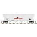 ACF 5250 Covered Hopper - Ready to Run - Master(R) Plus -- EL Rexene 53840 (gray, bl, HO, Atlas Model Railroad Co. 20007378