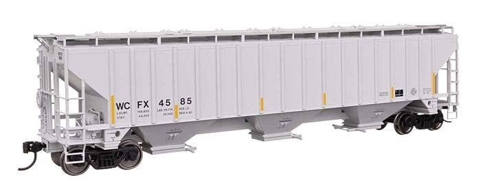 57′ Trinity 4750 3-Bay Covered Hopper - Ready to Run -- General Electric Rail Service WCFX 4521, HO, WalthersMainline 49079