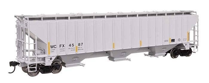57′ Trinity 4750 3-Bay Covered Hopper - Ready to Run -- General Electric Rail Service WCFX 4522, HO, WalthersMainline 49080