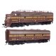 EMD FP7 & F7B - LokSound 5 Sound & DCC -- Pennsylvania Railroad EFP-15 9832A, EH-15 9832B (Tuscan, 5-Stripe)