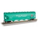 Silver Series(R) 56′ ACF Center-Flow Covered Hopper - Ready to Run -- Great Northern 170304 , HO, Bachmann Industries 17509