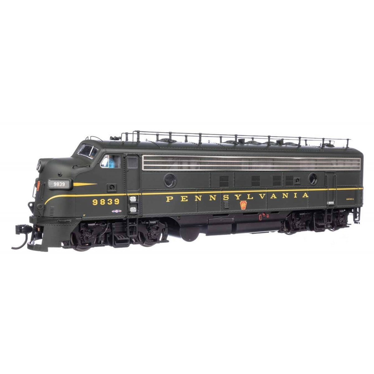 EMD FP7 LokSound 5 Sound & DCC -- Pennsylvania Railroad 9839A (Brunswick Green w/Keystone unit numbers)