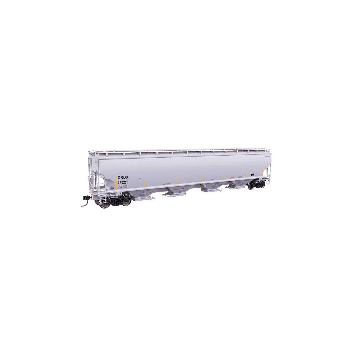 67′ Trinity 6351 4-Bay Covered Hopper - Ready to Run -- Chicago Freight Car Leasing Co CRDX 15225, HO, WalthersProto 110319