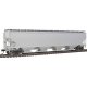 67′ Trinity 6351 4-Bay Covered Hopper - Ready to Run -- Undecorated, HO, WalthersProto 105800