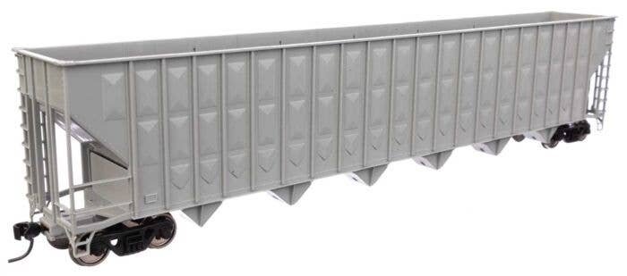 73`3` Greenville 7,000-Cubic-Foot Wood Chip Hopper - Ready-to-Run -- Undecorated, HO, WalthersMainline 6750