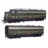 EMD FP7 & F7B Standard DC -- Pennsylvania Railroad EFP-15 9846A, EH-15 9846B (Brunswick Green, Keystone