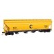 ACF 5250 4-Bay Centerflow Covered Hopper - Ready to Run -- Chessie System B&O 601942, HO, WalthersMainline 49204