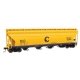 ACF 5250 4-Bay Centerflow Covered Hopper - Ready to Run -- Chessie System B&O 601942, HO, WalthersMainline 49204