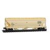 ACF 3-Bay Center Flow Covered Hopper with Elongated Hatches - Ready to Run -- CSX 248082 (bei, N, Micro Trains Line 9400930