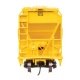 ACF 5250 4-Bay Centerflow Covered Hopper - Ready to Run -- Shell Chemical 5249, HO, WalthersMainline 49219
