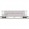 ACF 3-Bay Cylindrical Hopper - Ready to Run -- Ziegler Chemical 44045 (gray, red), HO, Atlas Model Railroad Co. 20007187